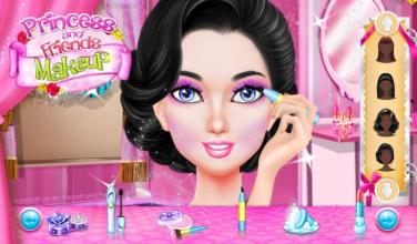 Princess And Friends Makeup Game截图2