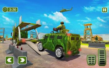 Army Car Transporter 2019  Airplane Pilot Games截图5