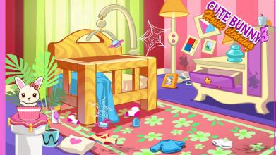 Cute Bunny House Cleaning Game截图4