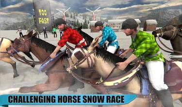 Snow Racing 2019 Horse, Cars, Snowmobile Race截图5