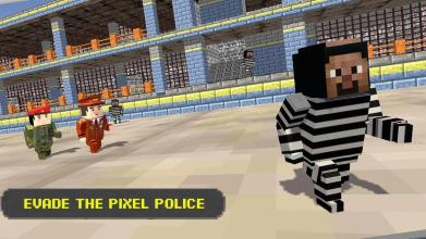 American Jail Break  Block Strike Survival Games截图2