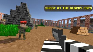 American Jail Break  Block Strike Survival Games截图5