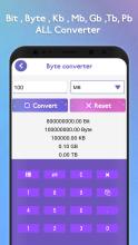 KB to MB MB to GB or GB to KB  All Byte Converter截图2