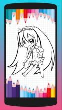 Anime Chibi Coloring Book截图4