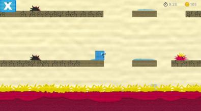 SUPER BLUE  Platformer Adventure截图1