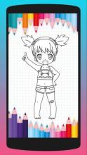 Anime Chibi Coloring Book截图1