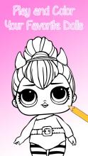 Lol Coloring Book Dolls Game截图2