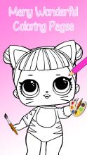 Lol Coloring Book Dolls Game截图4