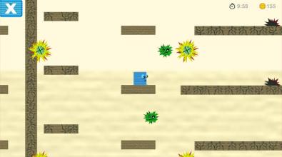 SUPER BLUE  Platformer Adventure截图2