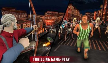 Archer Hunting Zombie City Last Battle 3D截图2