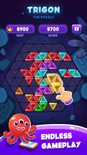 Trigon Jewel Triangle Block Puzzle Game截图2