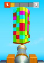 Destroy color ball hit color tower 3D截图4