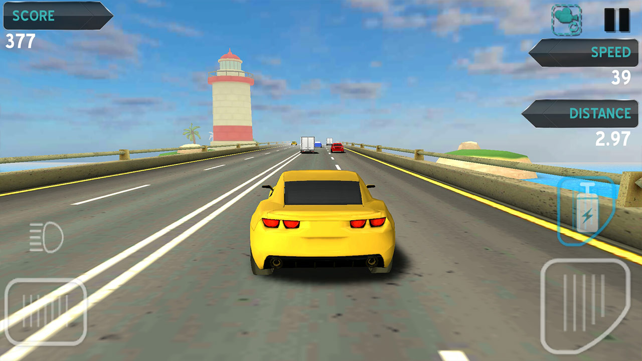 Traffic Racing Game On Beach截图5