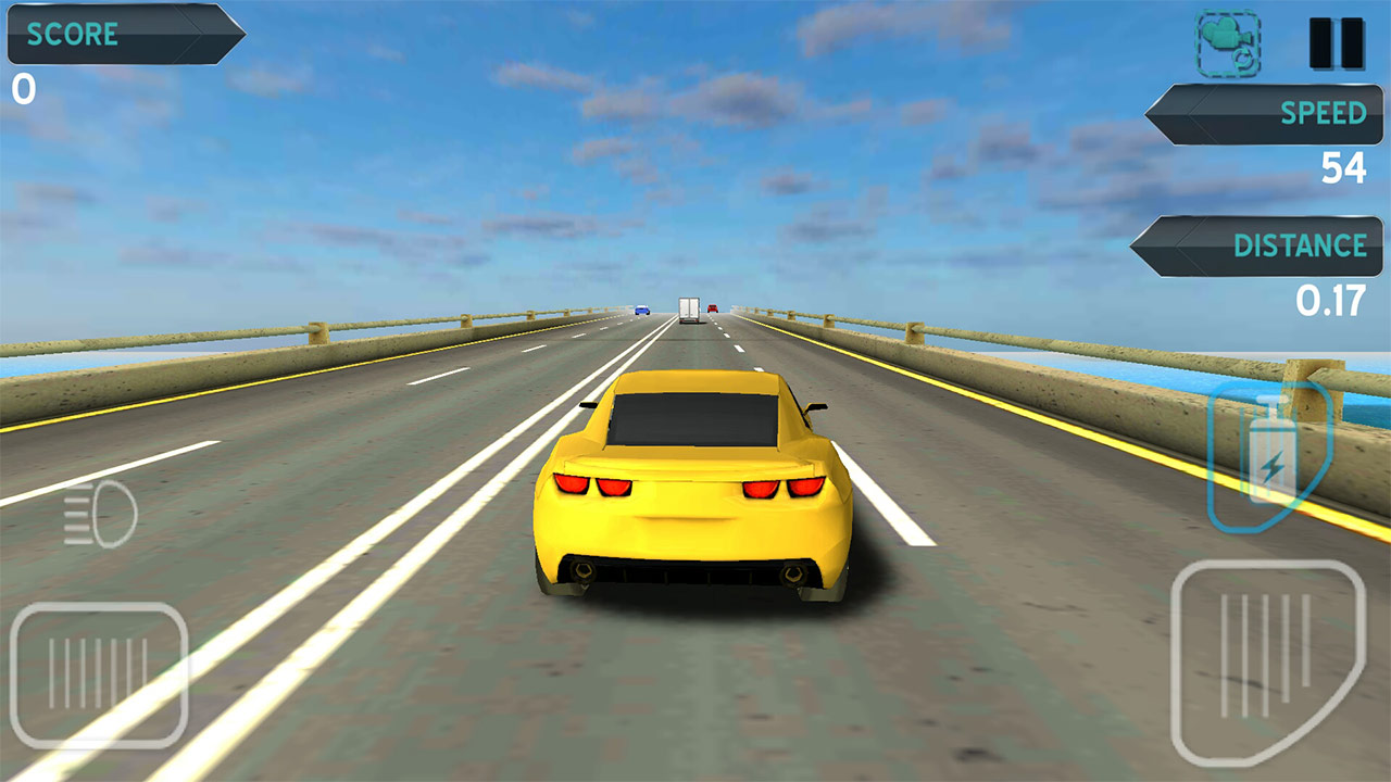 Traffic Racing Game On Beach截图1