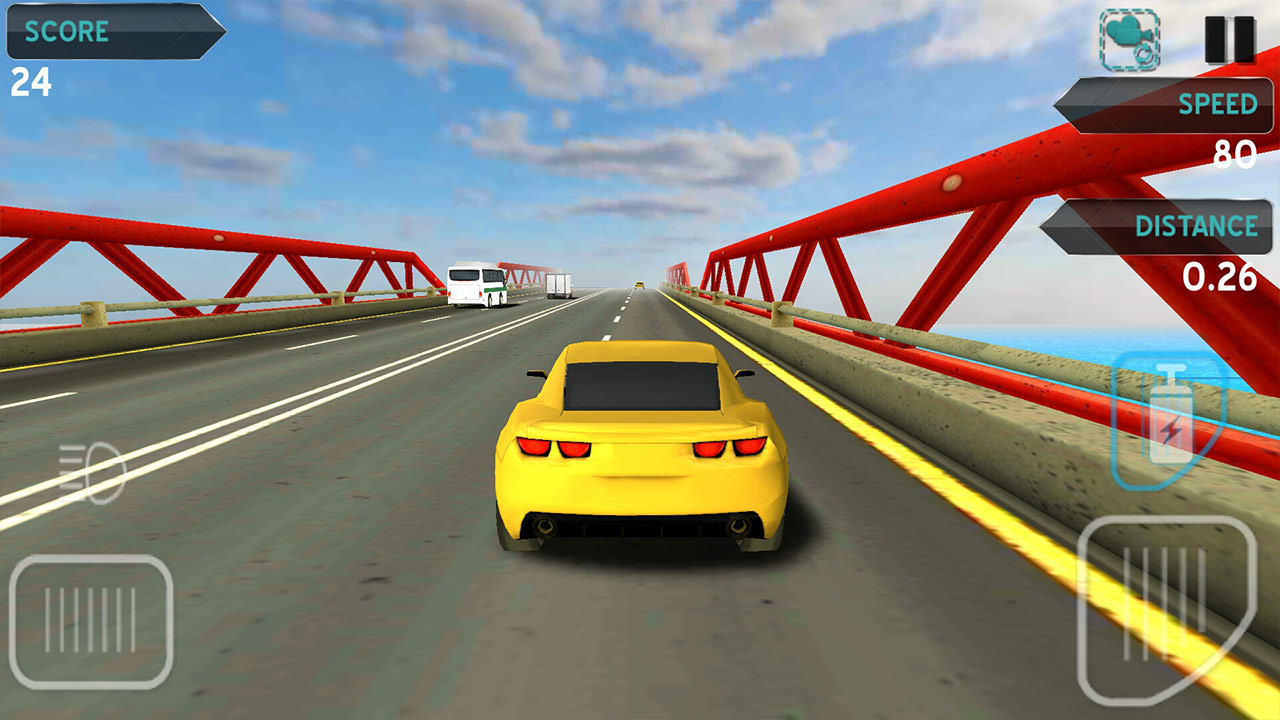 Traffic Racing Game On Beach截图4