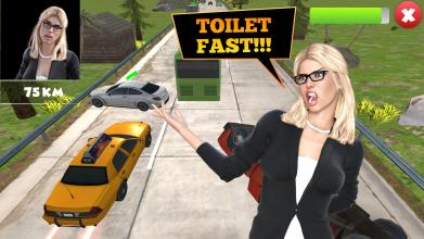 Toilet Racer Taxi Game & Traffic Racer截图3