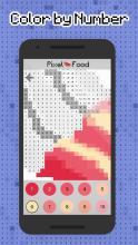 Color by Number Food  Food Coloring pixel art截图4