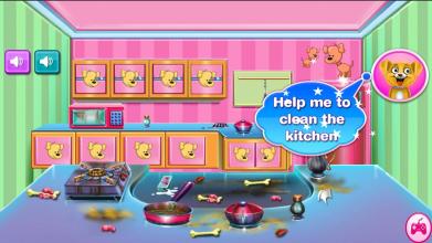 Pet house cleaning  Animals games截图1