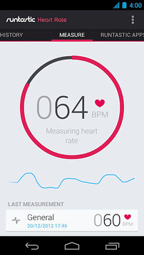 心率检测 Runtastic Heart Rate截图