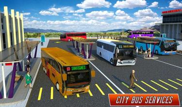 City Bus Simulator  Coach Driving Games截图4