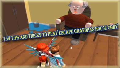 tips to play Escape Grandpas House Obby截图1