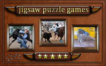 Rodeo jigsaw puzzle Game截图1