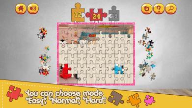 Cartoon jigsaw puzzle game for toddlers截图2