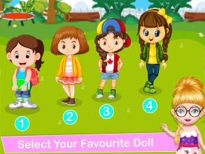 School Decorating Doll House Town My HomePlay Game截图4