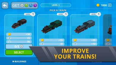 Railway Station Craft Magic Tracks Game Training截图2