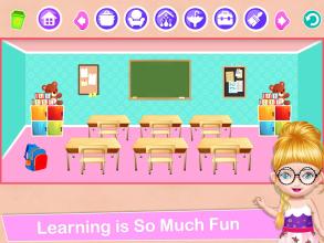 School Decorating Doll House Town My HomePlay Game截图2