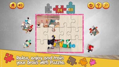 Cartoon jigsaw puzzle game for toddlers截图4