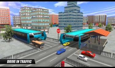 Elevated Coach Bus Driving Simulator 2017截图5