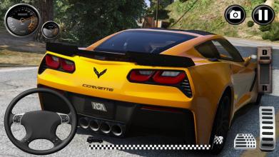 Drive Chevrolet Corvette Sim  Race City 2019截图1