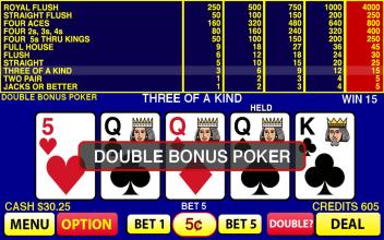 Double Bonus Poker截图3
