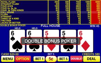 Double Bonus Poker截图5