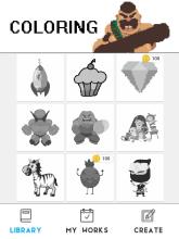 Coloring Magic Pixel Color By Number Arts Books截图5