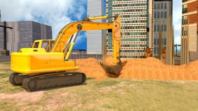 Excavator Real Simulator Future City Craft Build截图3