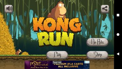 The Kong  Endless Adventure Run Game Mobile App截图4