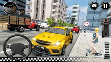 Drive Taxi Sim  Amazing City 2019截图3