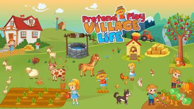 Pretend Play Village Life Fun Farm in Little Town截图2