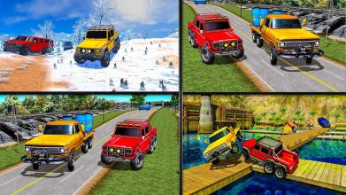 Offroad 6x6 Truck Driving Simulator 19截图2