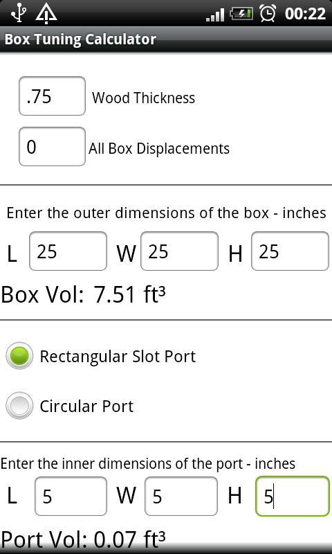 Box Tune Calculator截图1