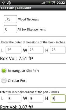 Box Tune Calculator截图