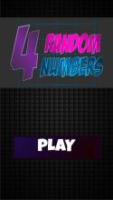 Random4Numbers截图3