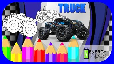 Monster Truck Coloring Book截图5