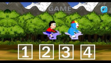 Nobita kids racing game for boys and girls截图1