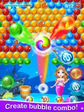 Mermaid Ocean Bubble Shooter截图3