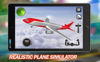 Airplane Real Flight Pilot Fly Simulator 3D 2019截图1