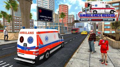 Emergency Rescue Ambulance Driving Simulator 2019截图4