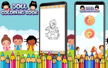 Easy Doll Coloring Book 2019  FREE截图5